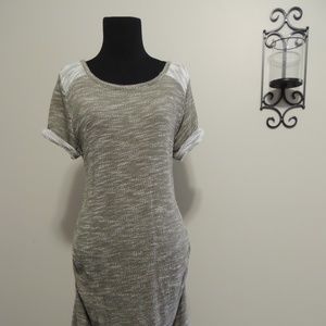 Olive Short Sleeve Sweater dress
